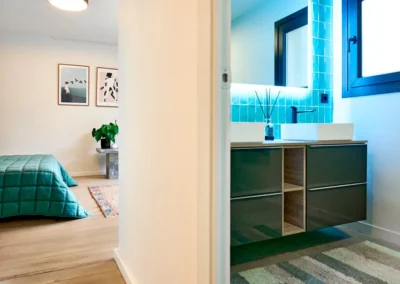 modern bathroom at gay men-only guesthouse close to Sitges with elegant design