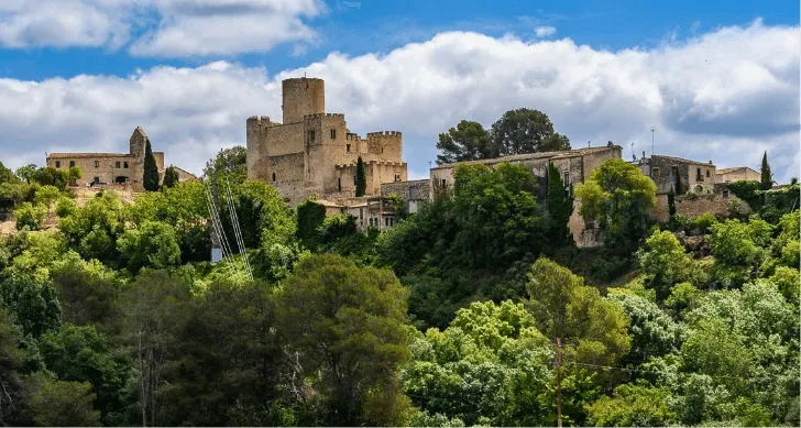 charming village near Sitges and Barcelona close to gay men-only guesthouse in Garraf region