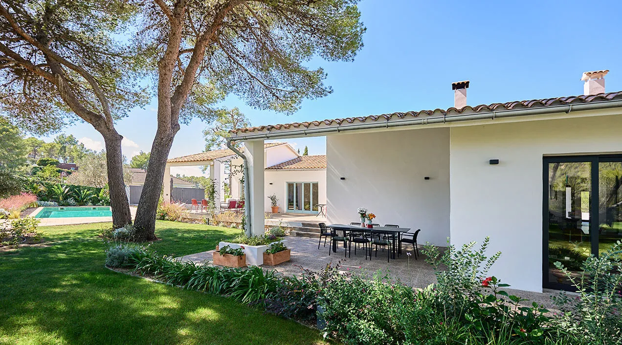 Gay men relaxing at Casa Brisa in the Garraf countryside near Sitges