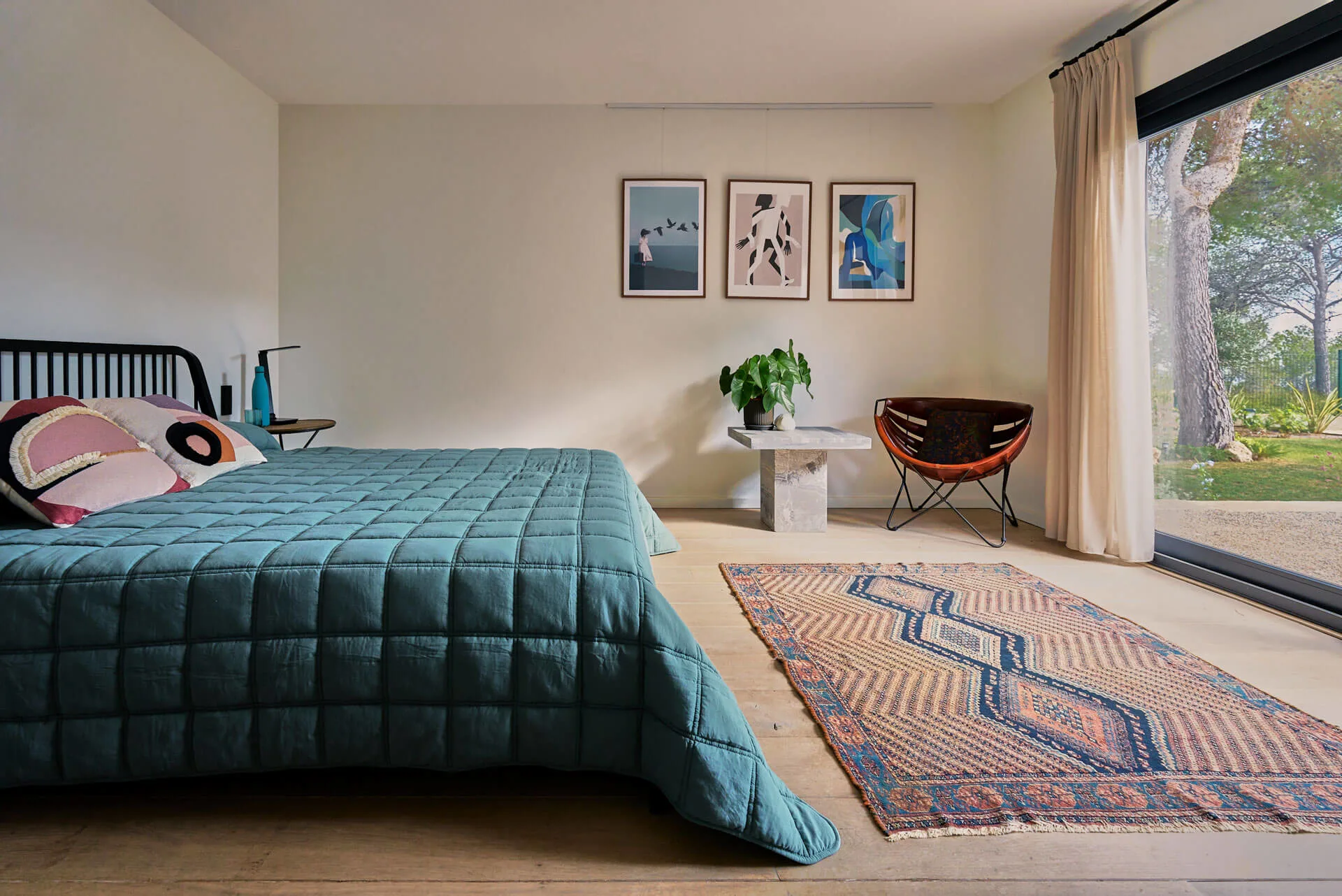 Stylish boutique suite interior at Casa Brisa near Sitges